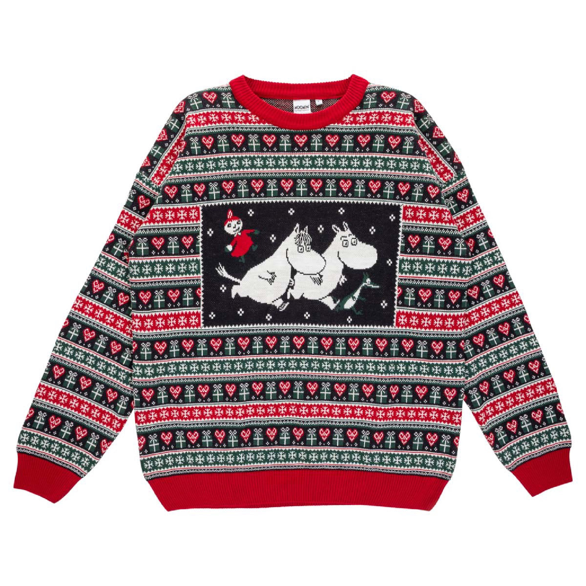 Moomin Christmas Jumper Yule Red