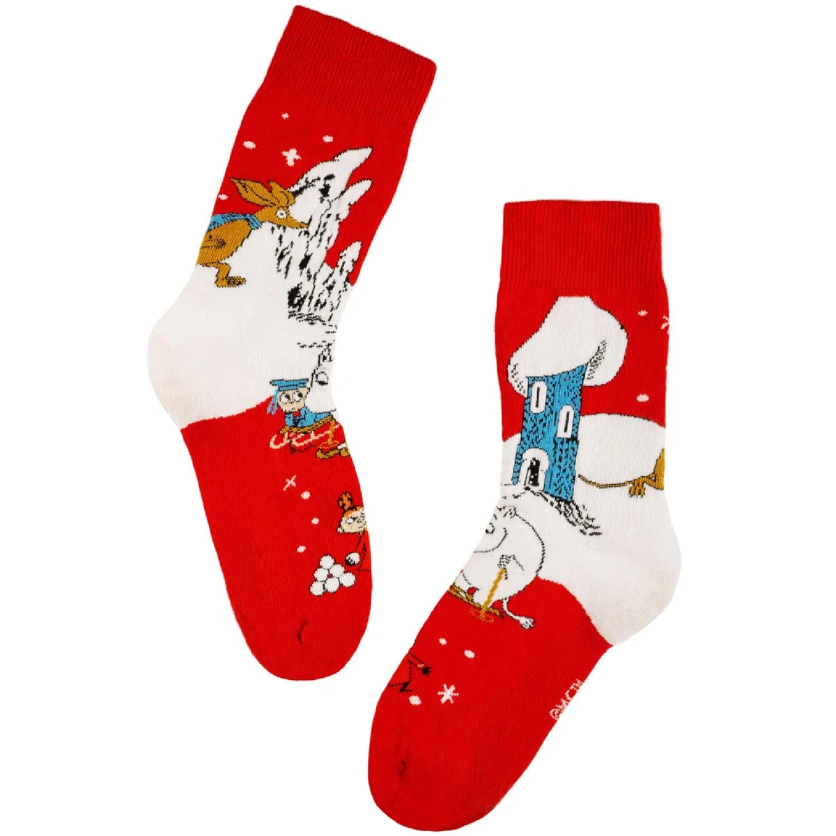 Moomin Socks Winterland Red