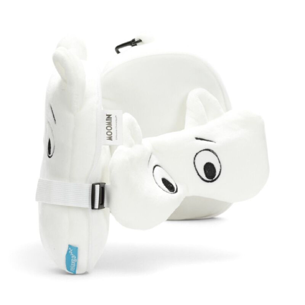 Relaxeazzz Moomin Shaped Plush Travel Pillow & Eye Mask