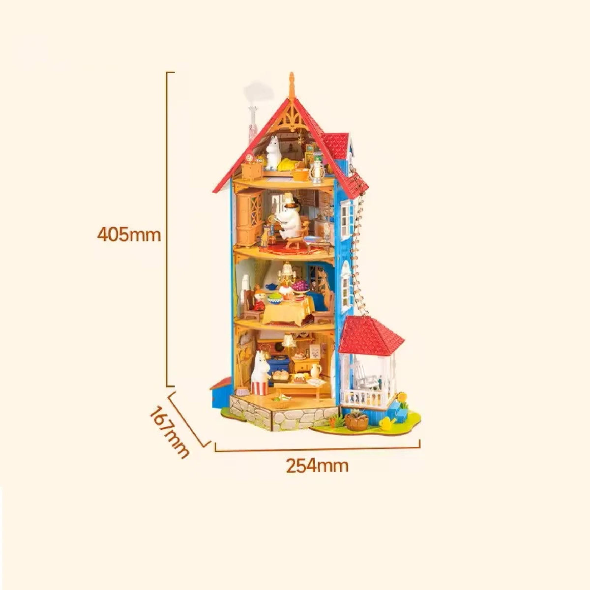 Moominhouse DIY 3D Dollhouse