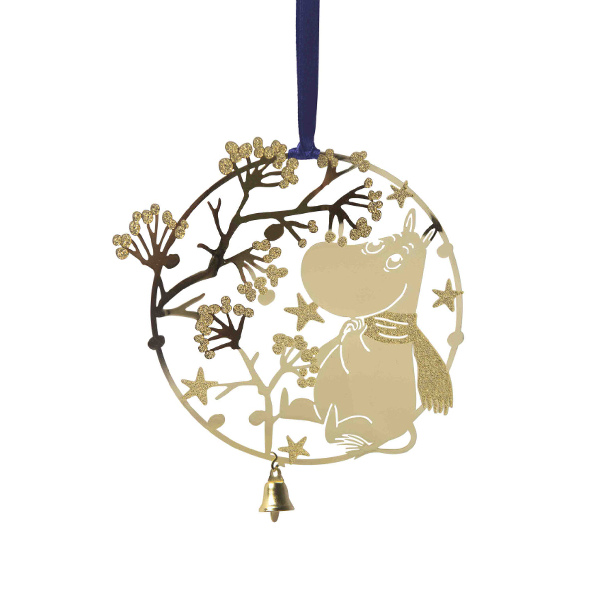First Snow Hanging Decoration Moomintroll Gold