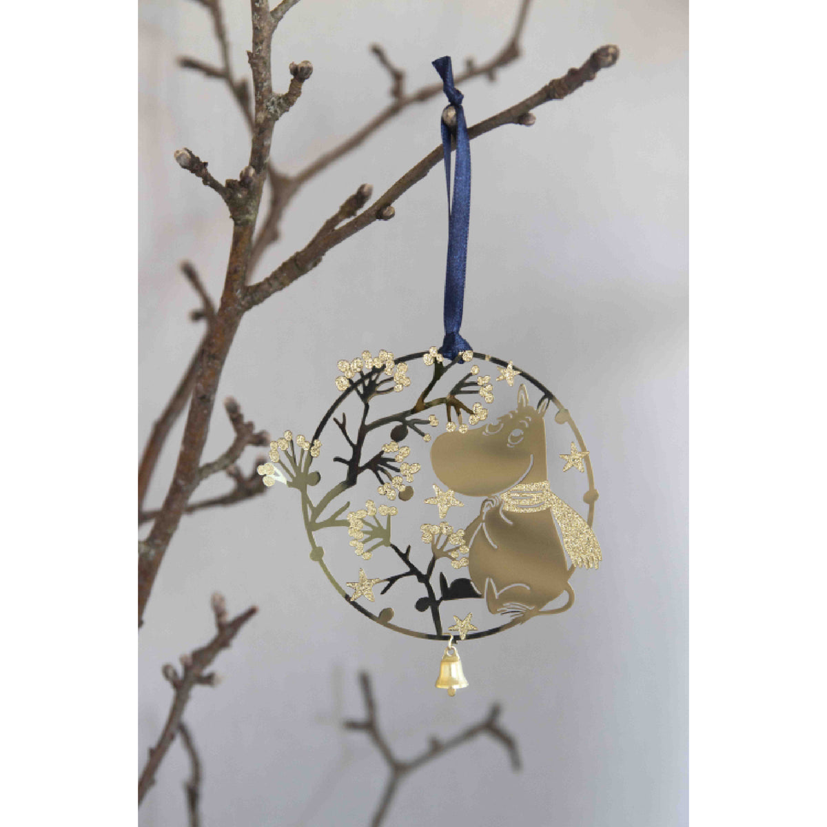 First Snow Hanging Decoration Moomintroll Gold