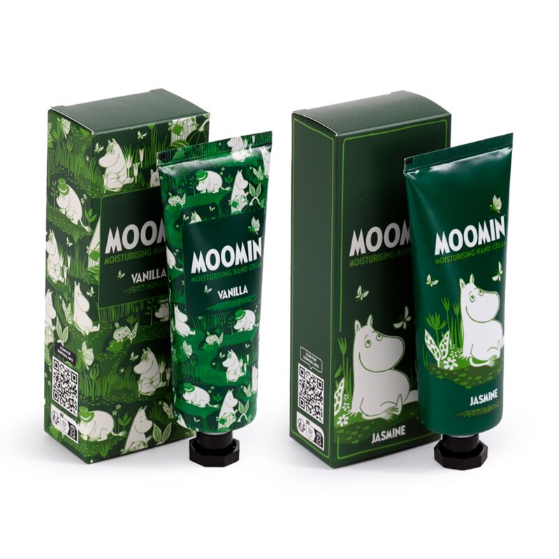 Moomin Garden Life Moisturising Hand Cream 75ml Jasmin Or Vanilla
