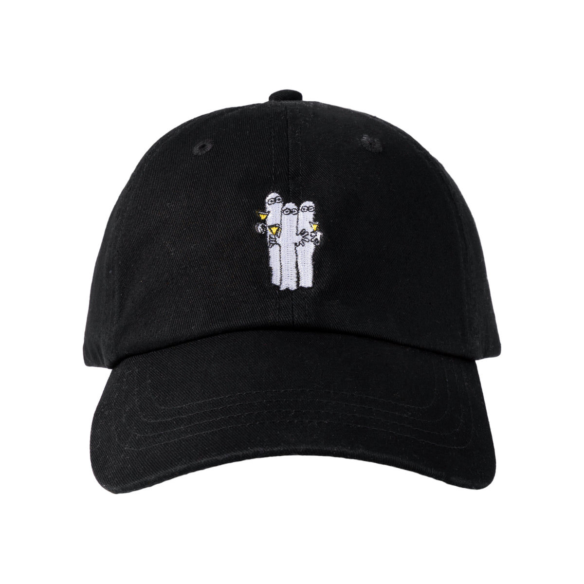 Cap Adult Hattifatteners With Cocktails Black