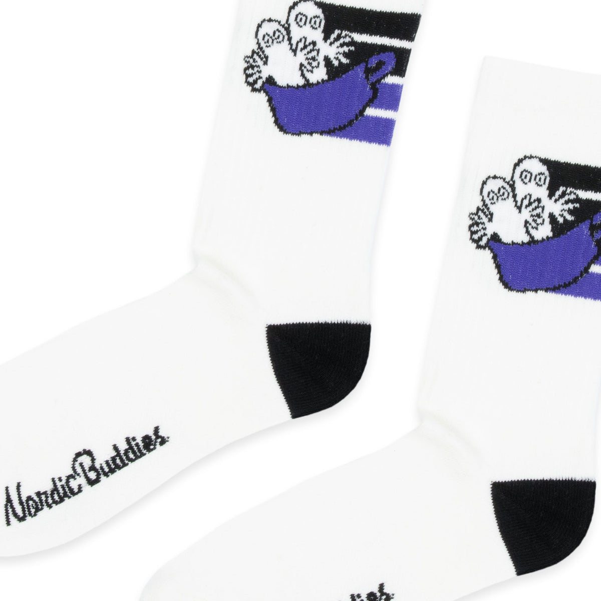 Moomin Active Socks Hattifatteners White/Purple