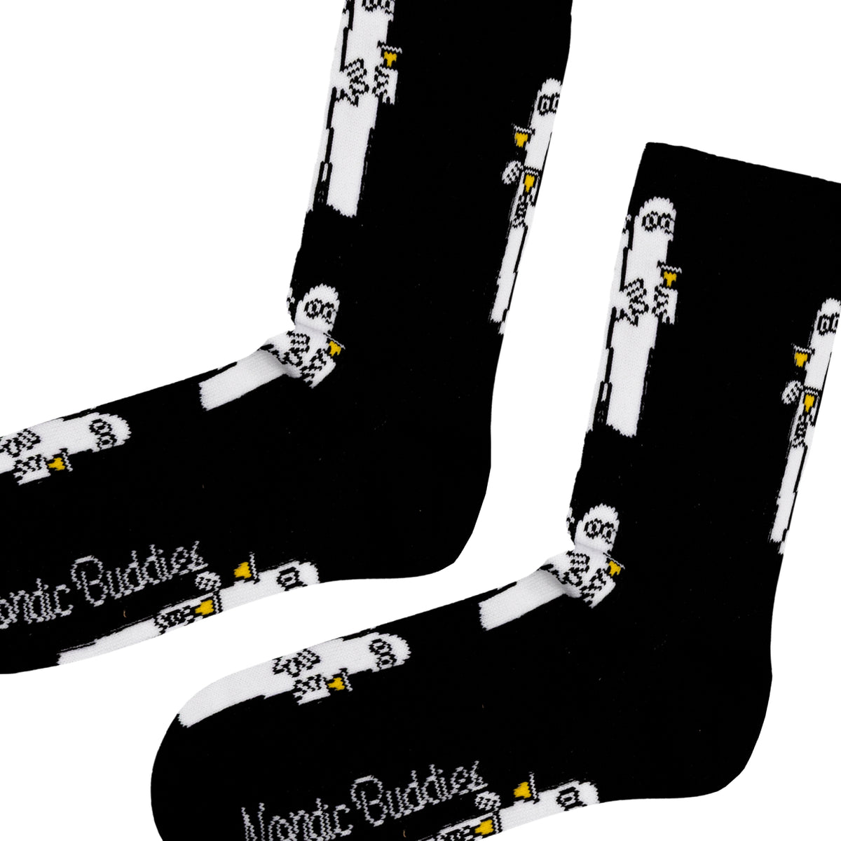 Moomin Socks Hattifatteners With Cocktails Black