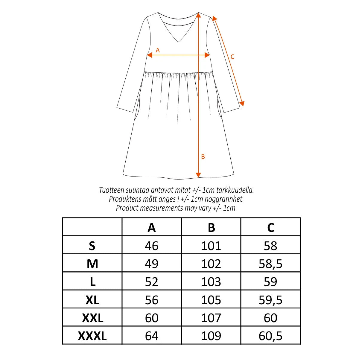 Moomin Dress Bouquet Blue