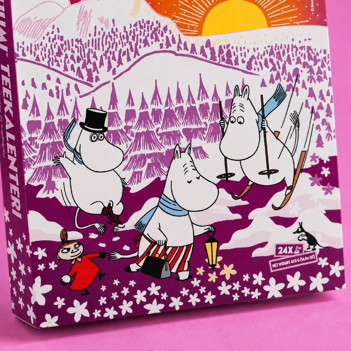 Moomin Tea Calendar Lilac 2026