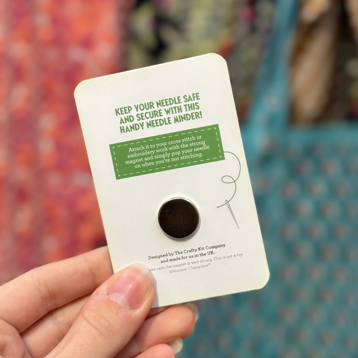 Snufkin Wooden Needle Minder