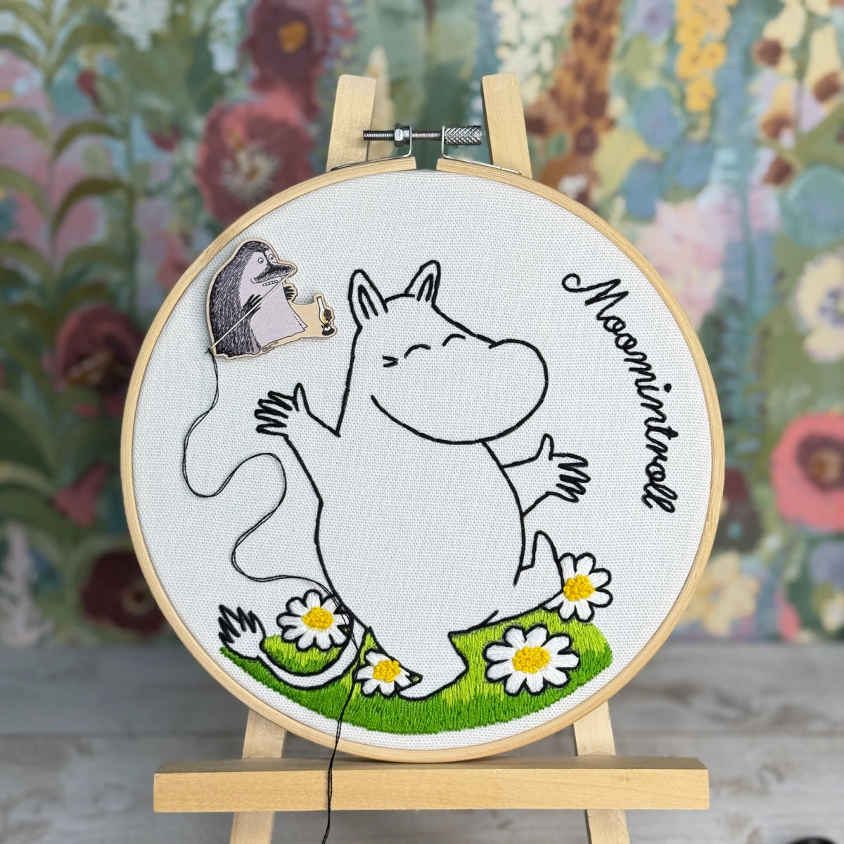 The Groke Wooden Needle Minder