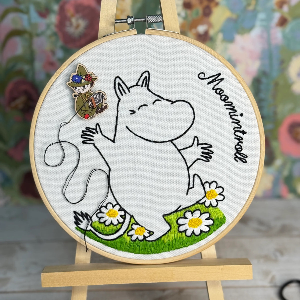 Snufkin Wooden Needle Minder