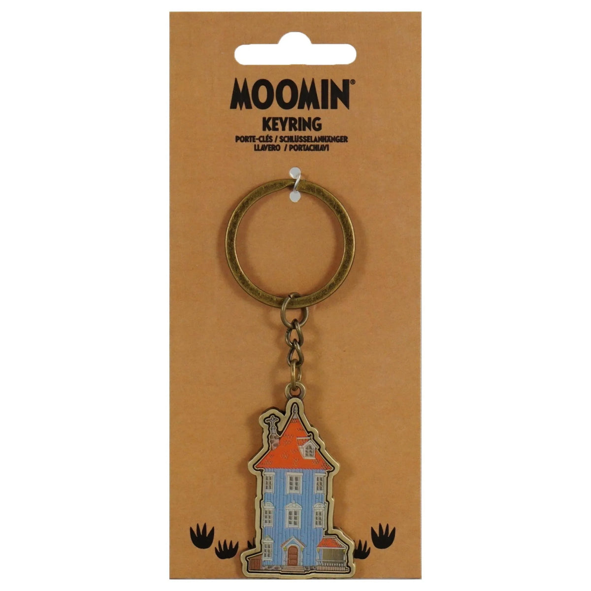 Moominhouse Metal Keyring
