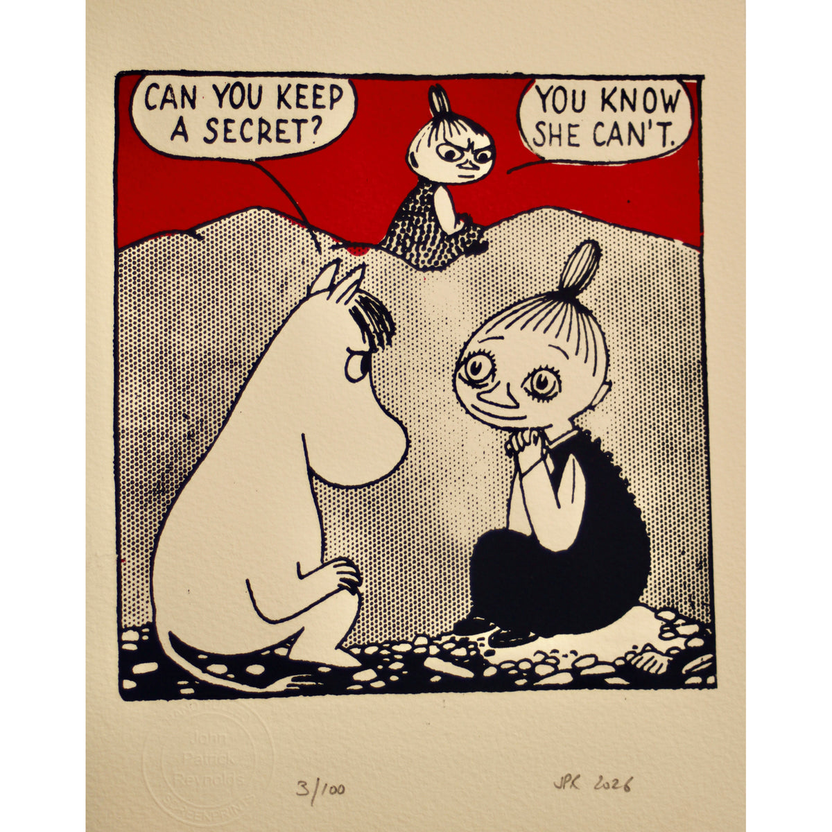 Moomin Art Print Can You Keep A Secret?