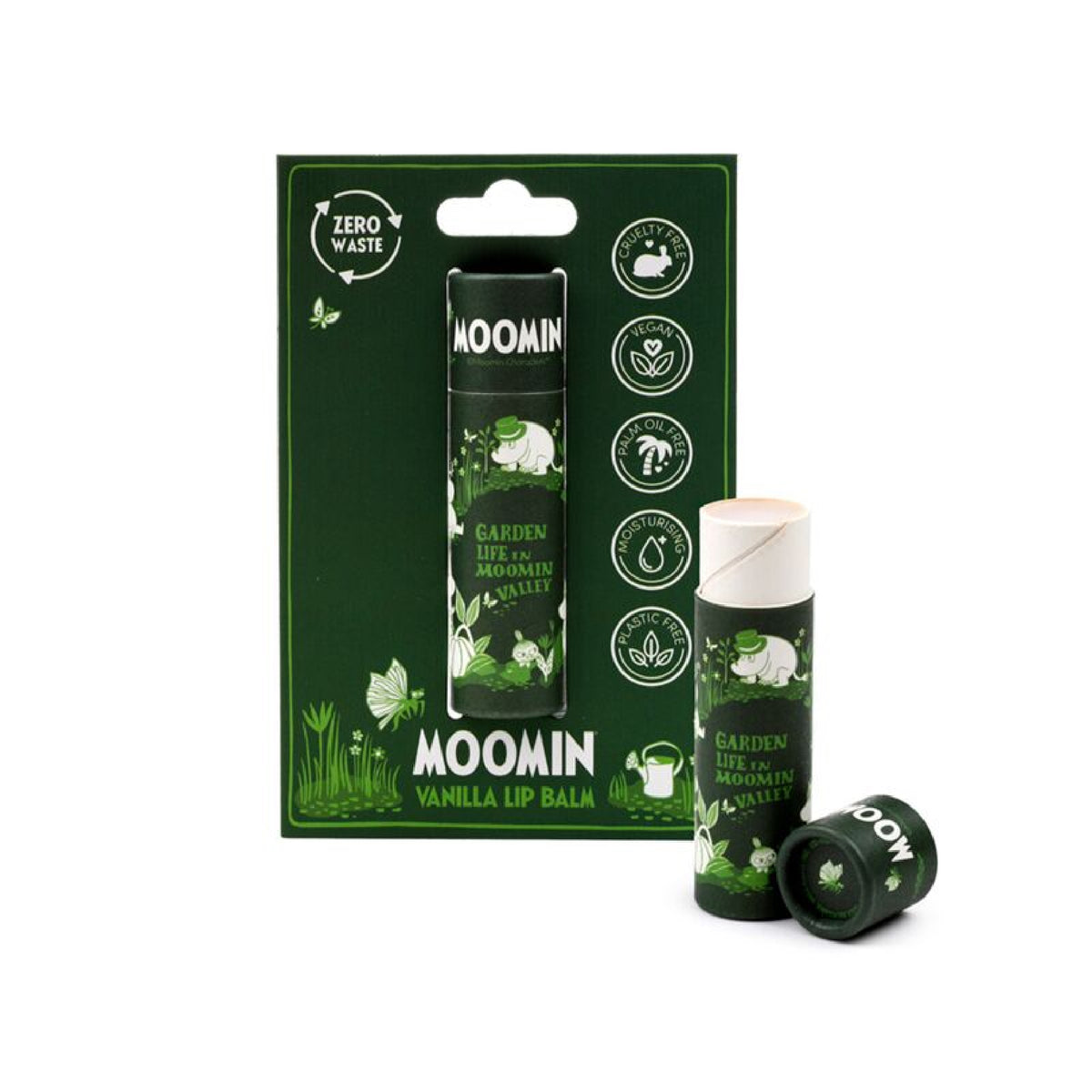 Moomin Garden Life Paper Stick Lip Balm