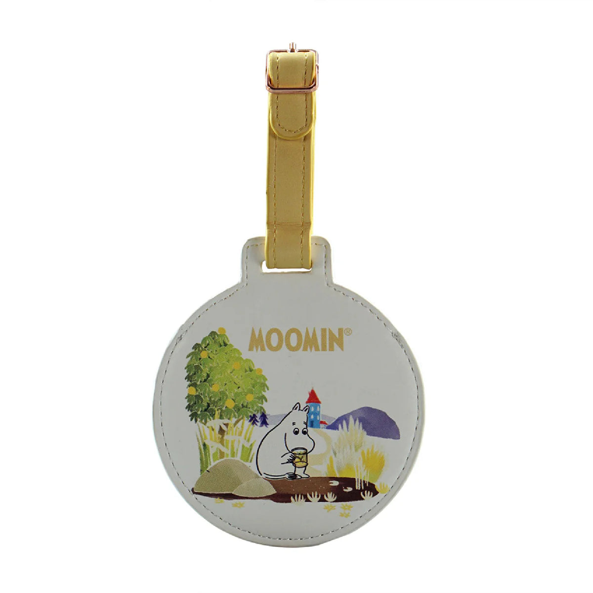 Moomin Round Luggage Tag Pond