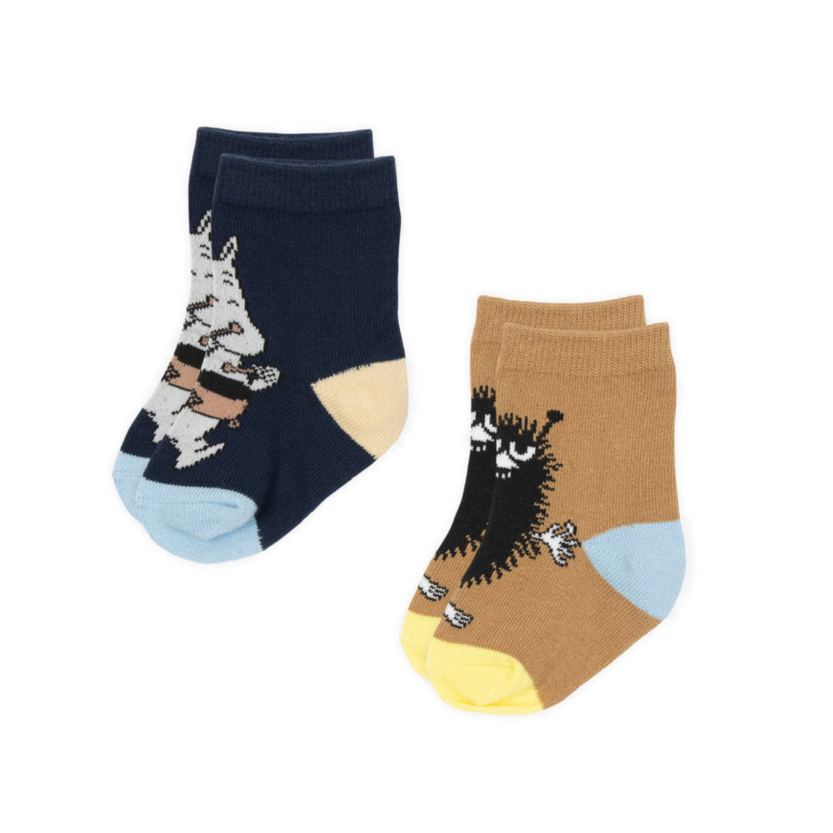 Baby Socks Set Moomintroll And Stinky Brown/Green