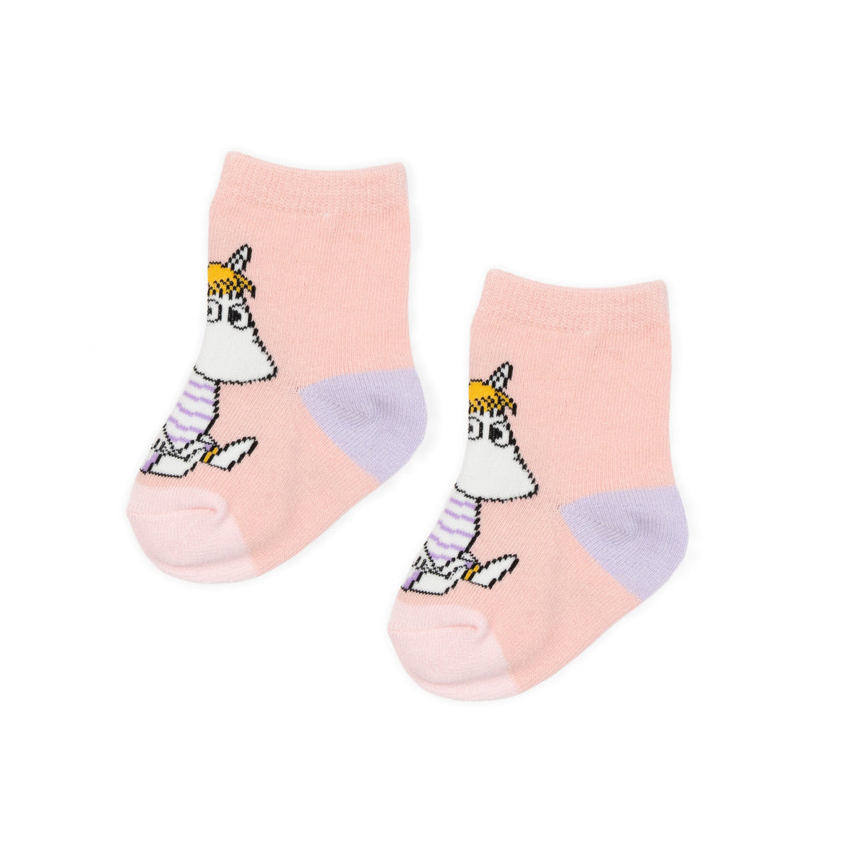 Baby Socks Set Snorkmaiden And Little My Peach/Grey