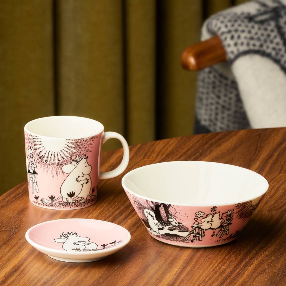 Moomin Love Mug & Mini Plate & Bowl Bundle