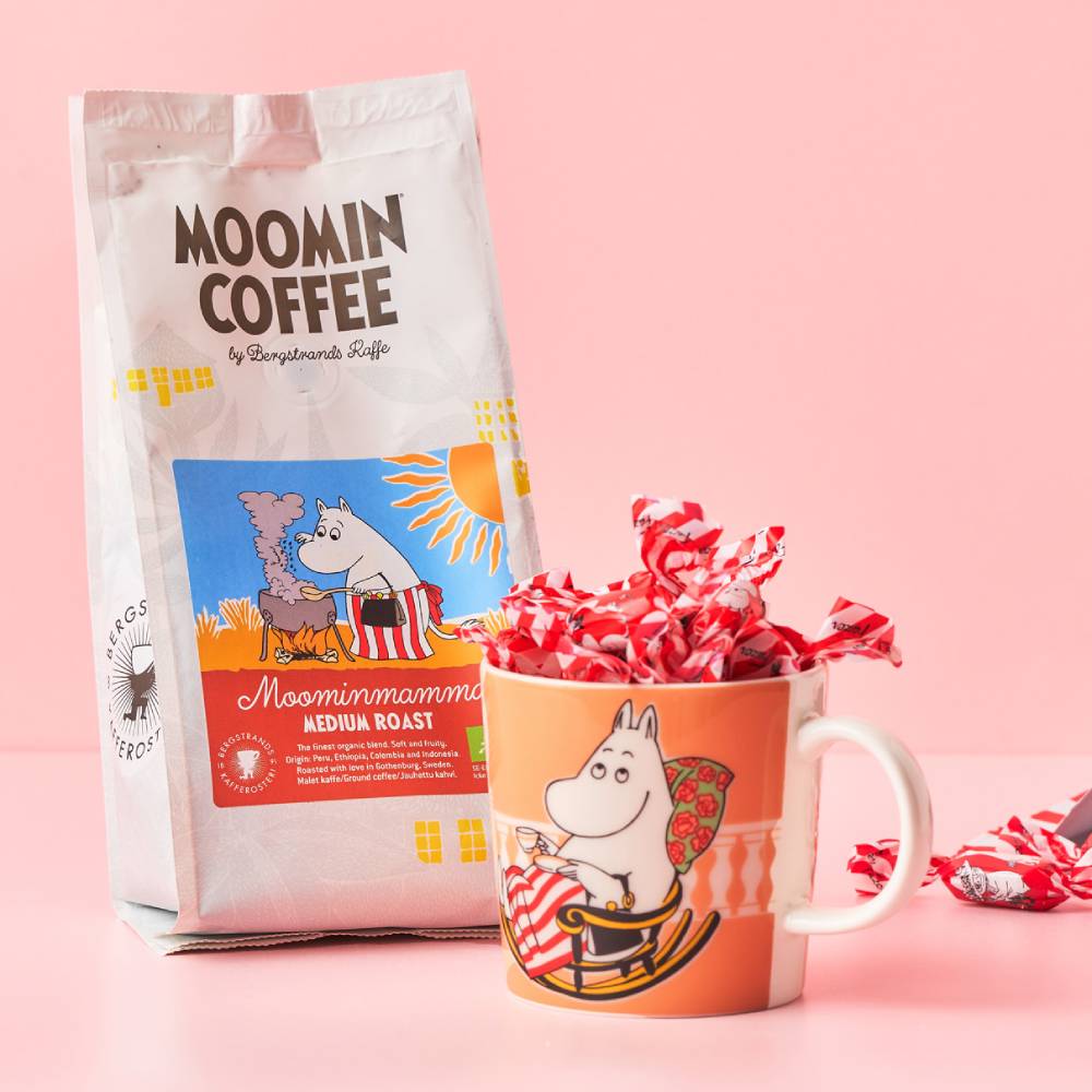 Moominmamma Coffee & Peppermint Candy Bag & Moominmamma Mug Bundle