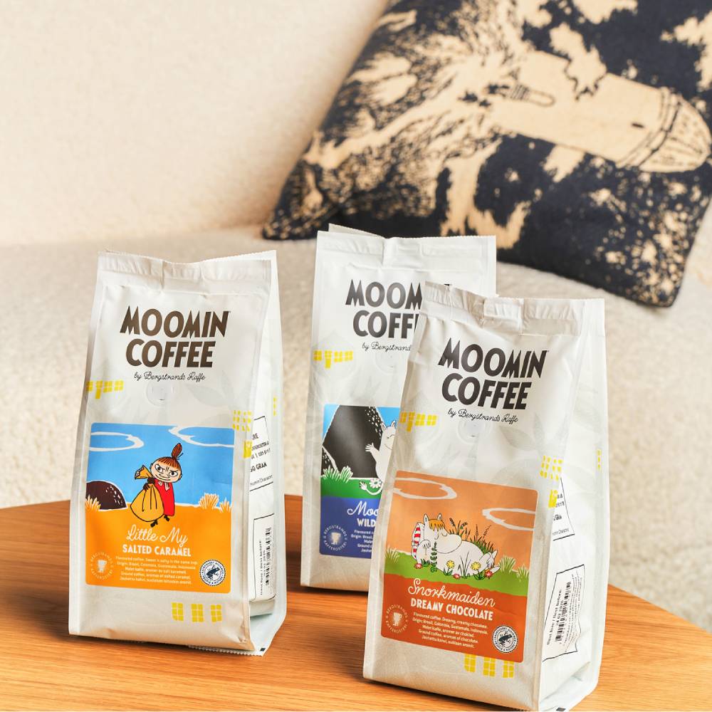 Coffee Salted Caramel, Blueberry &amp; Chocolate 3-set - Bergstrands Kafferosteri