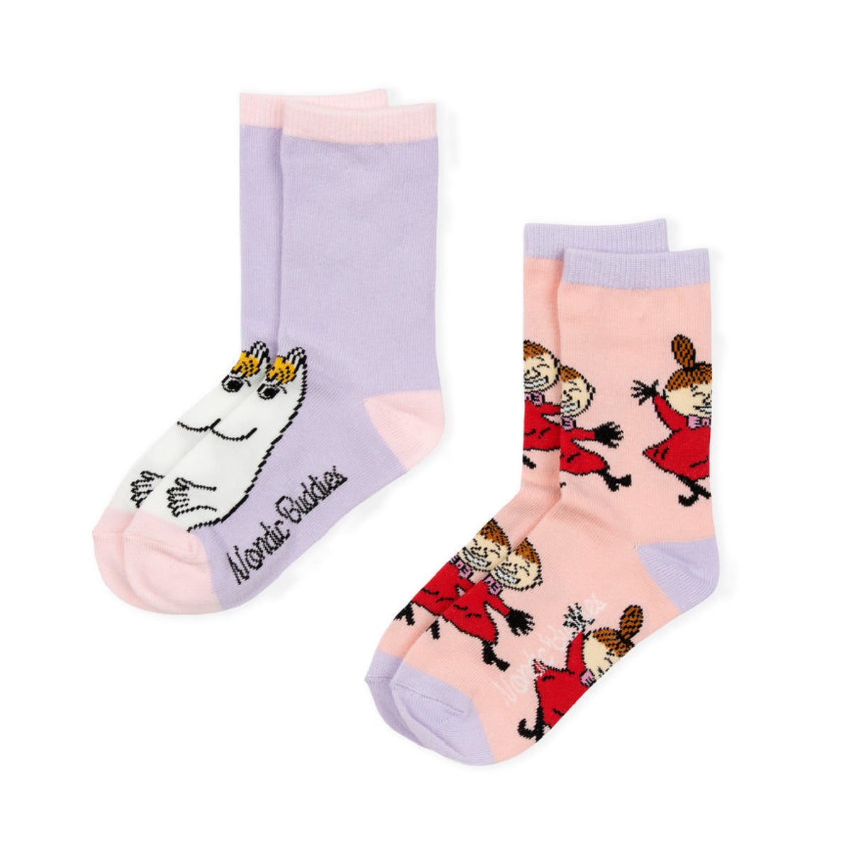 Kids Socks Set Little My And Snorkmaiden Pink/Lilac