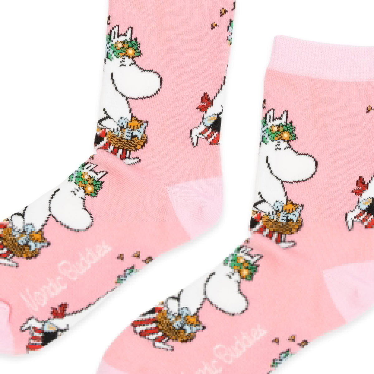 Moomin Socks Moominmamma Running Errands Pink