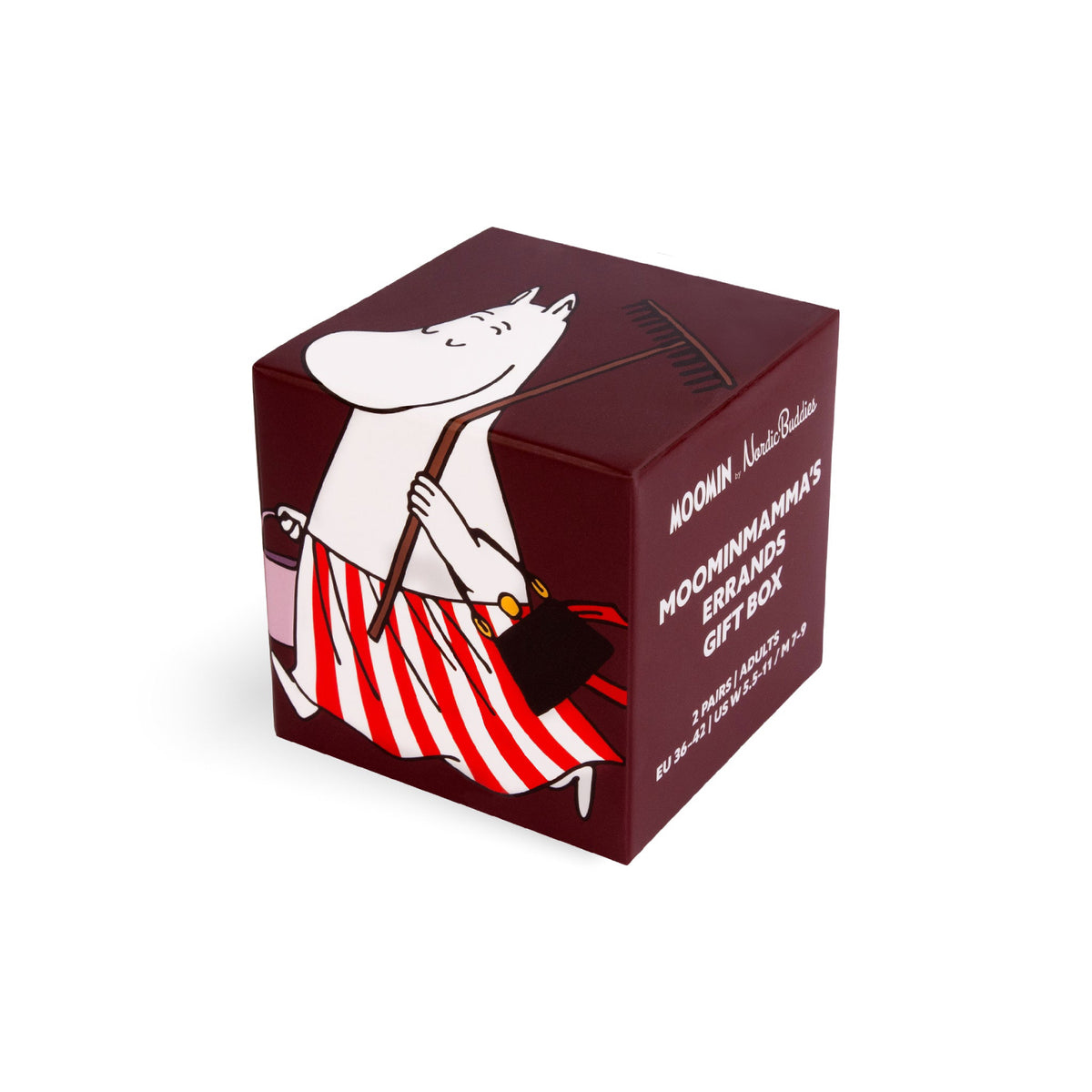 Moominmamma Socks 36-42 Gift Box 2 pcs