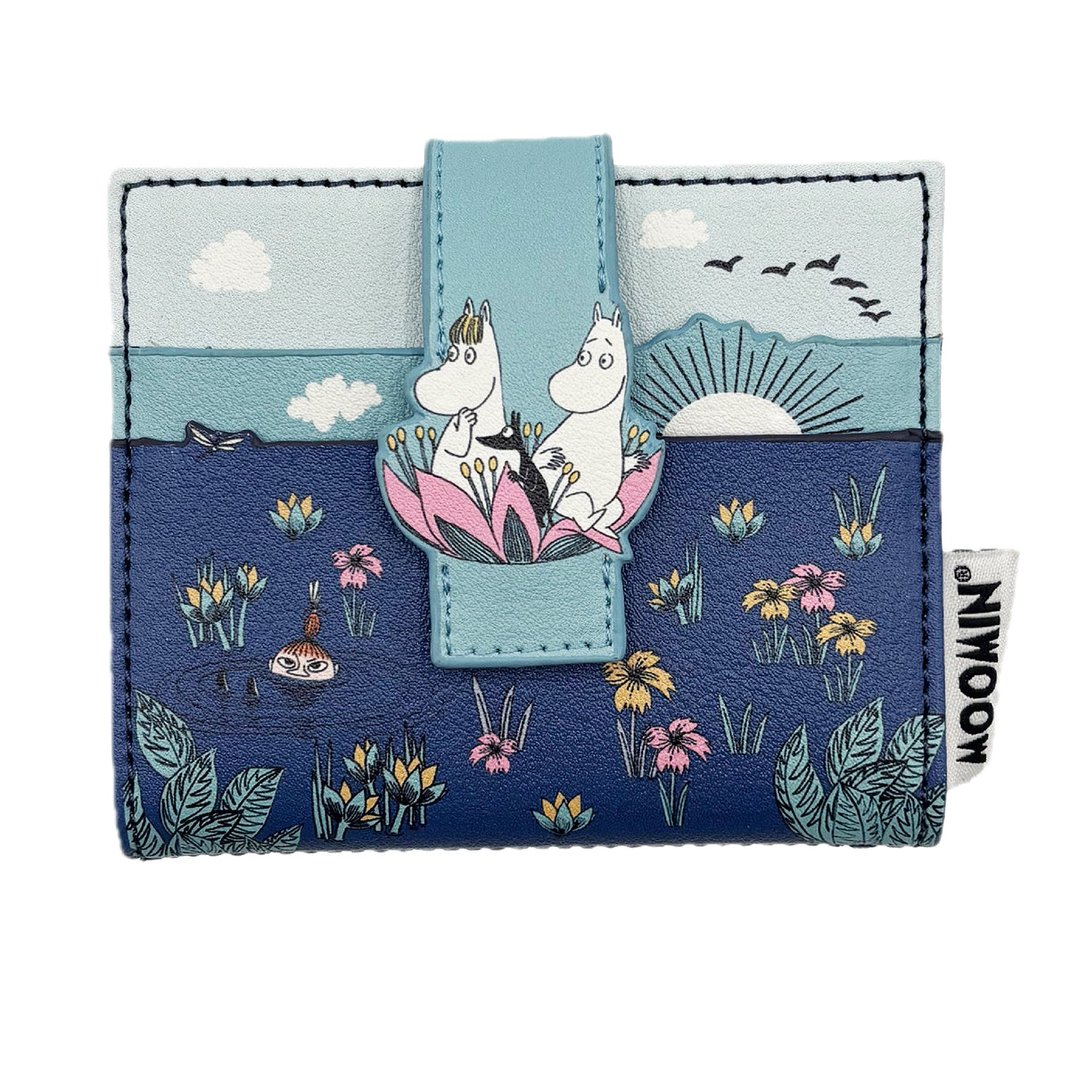 Moomin Fold Over Card Holder Lotus
