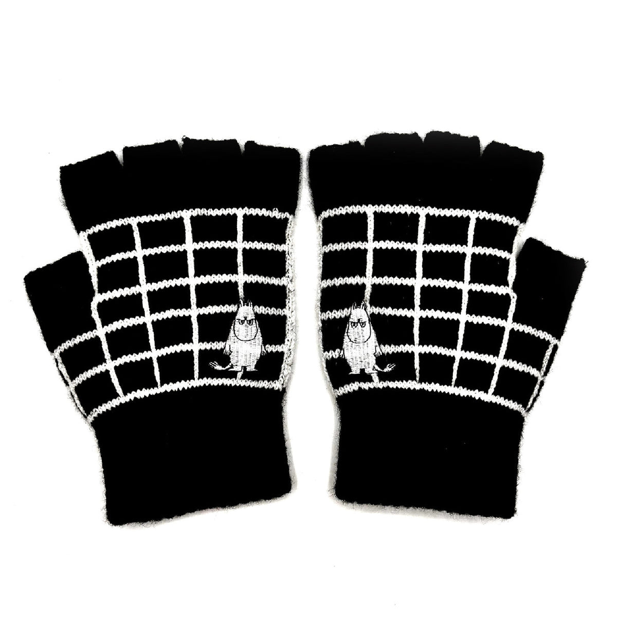 Moomin Fingerless Gloves Angry Moomintroll
