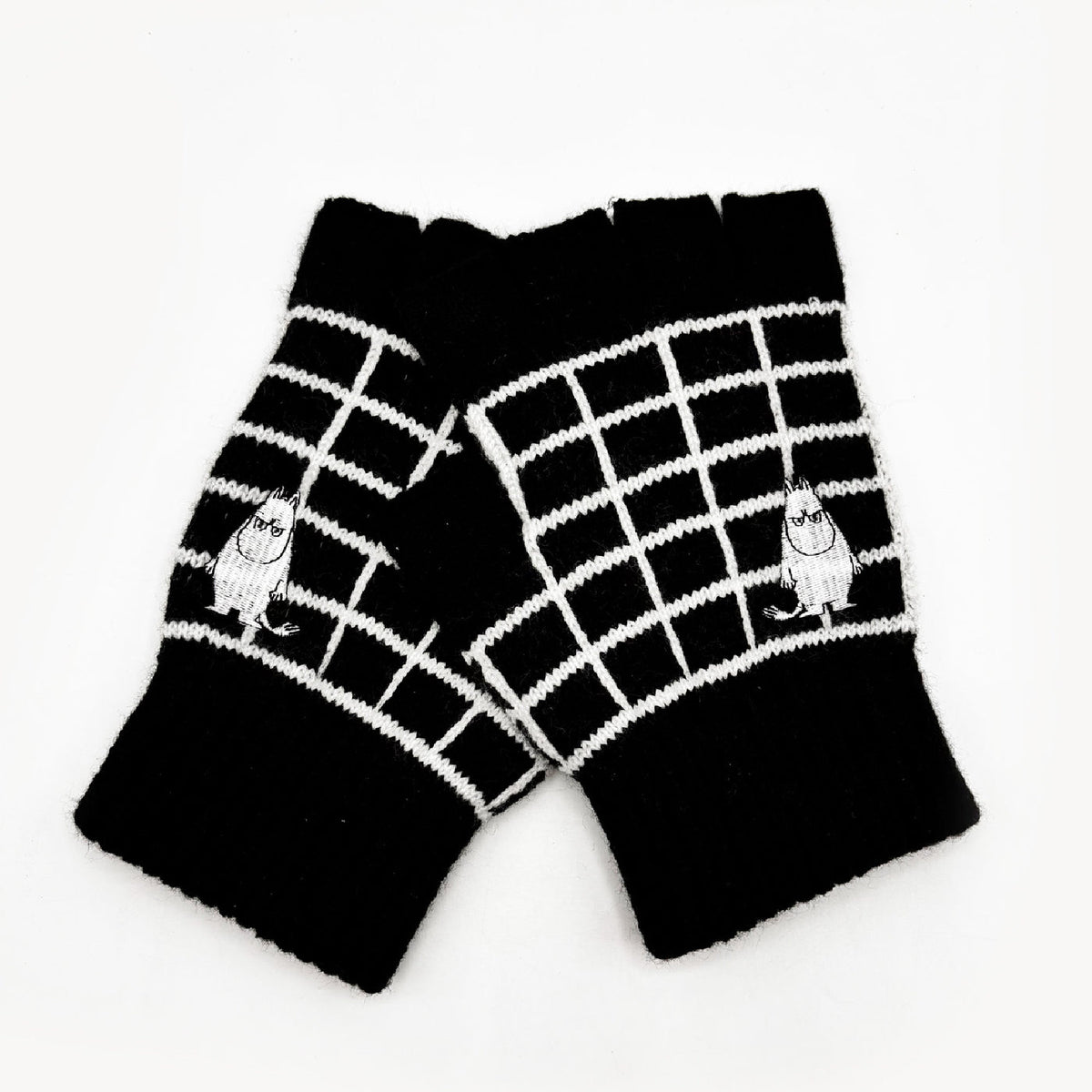 Moomin Fingerless Gloves Angry Moomintroll