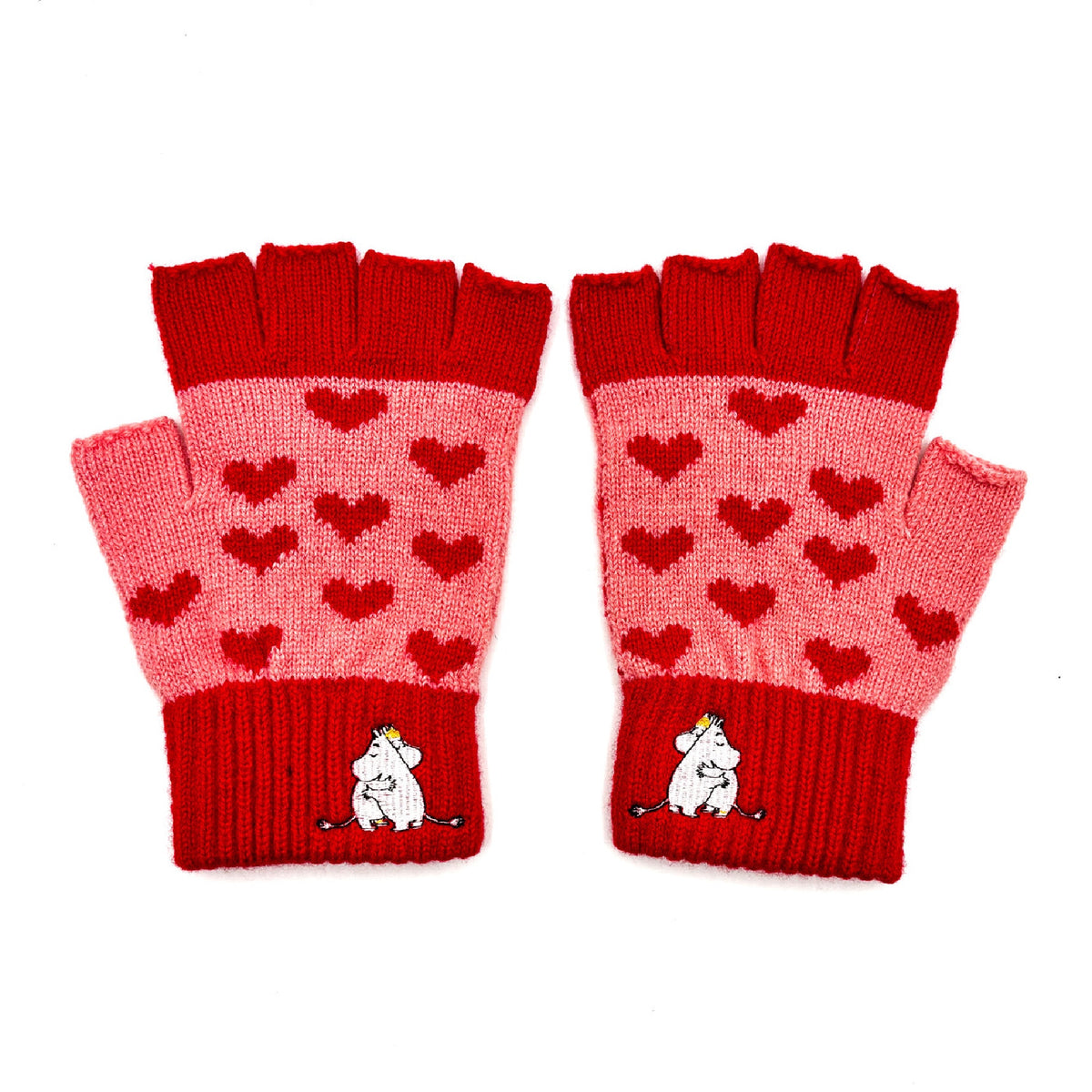 Moomin Fingerless Gloves Love