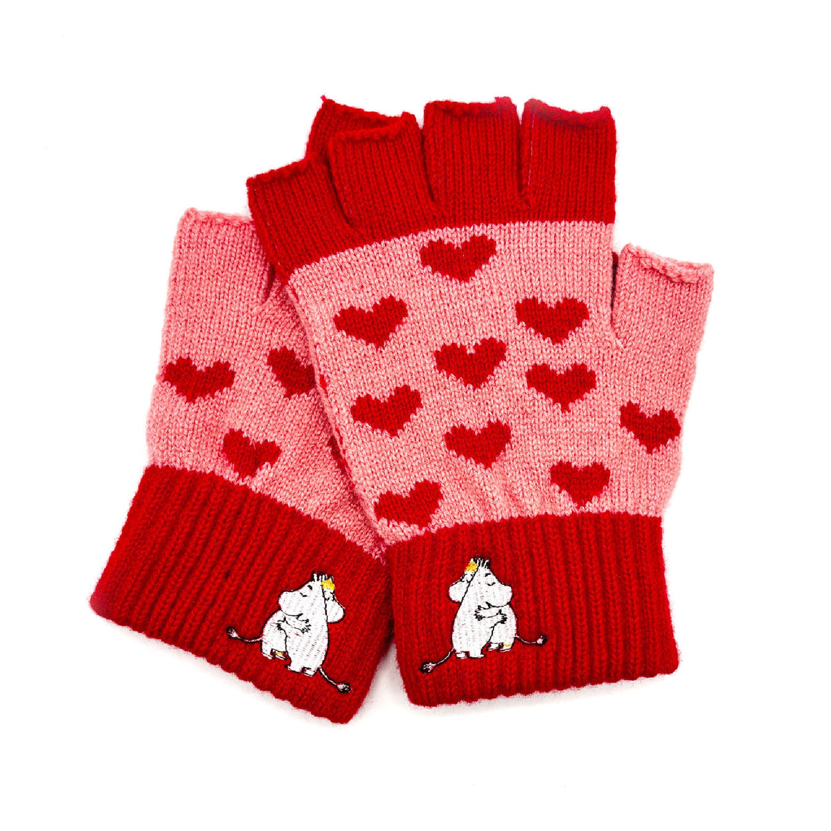 Moomin Fingerless Gloves Love
