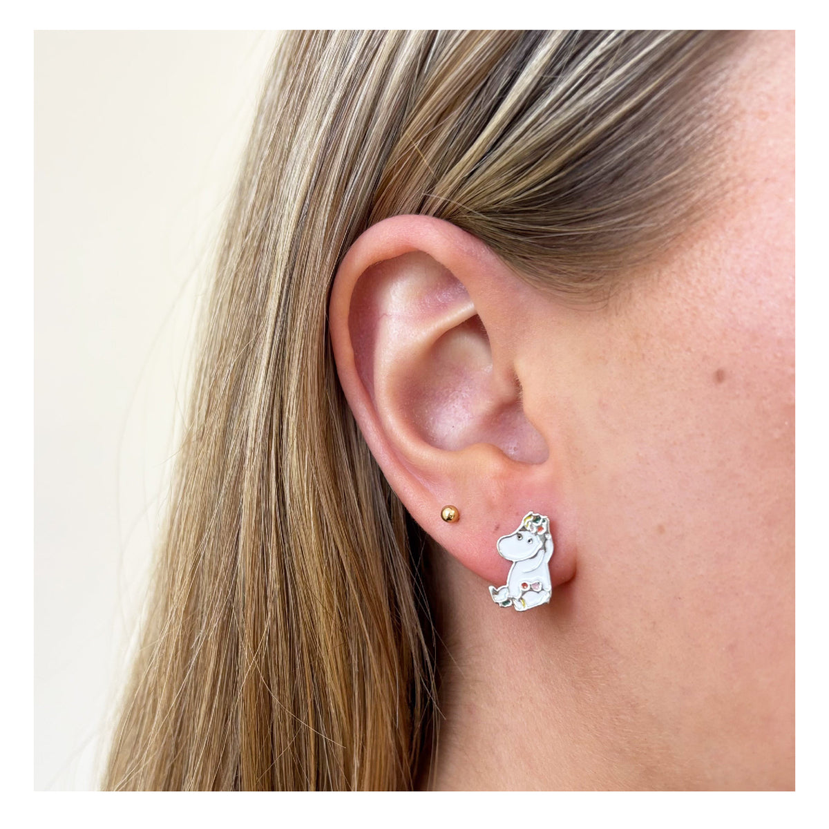 Moomin and Snorkmaiden Stud Earrings