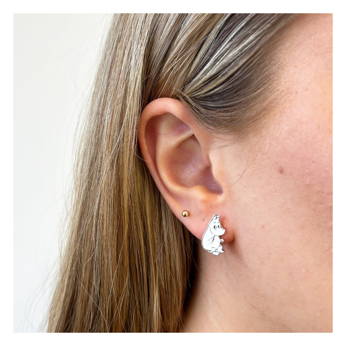 Moomin and Snorkmaiden Stud Earrings