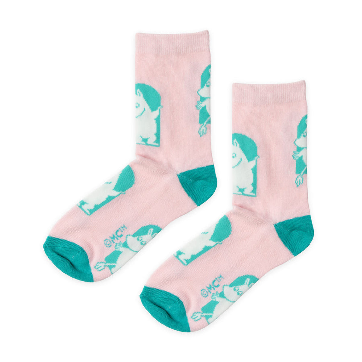 MOOMIN 80 Moomintroll Socks Pink