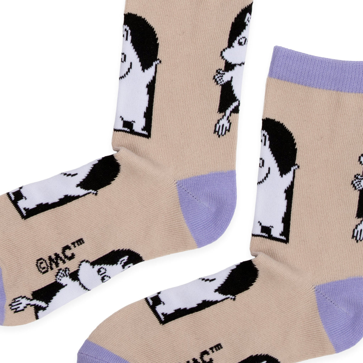 MOOMIN 80 Moomintroll Socks Beige