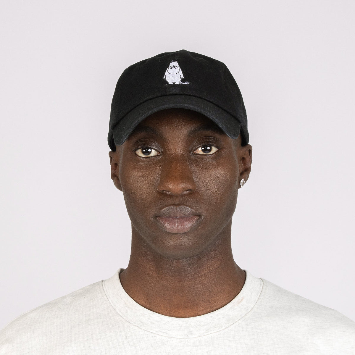 Cap Adult Moomintroll Angry Black