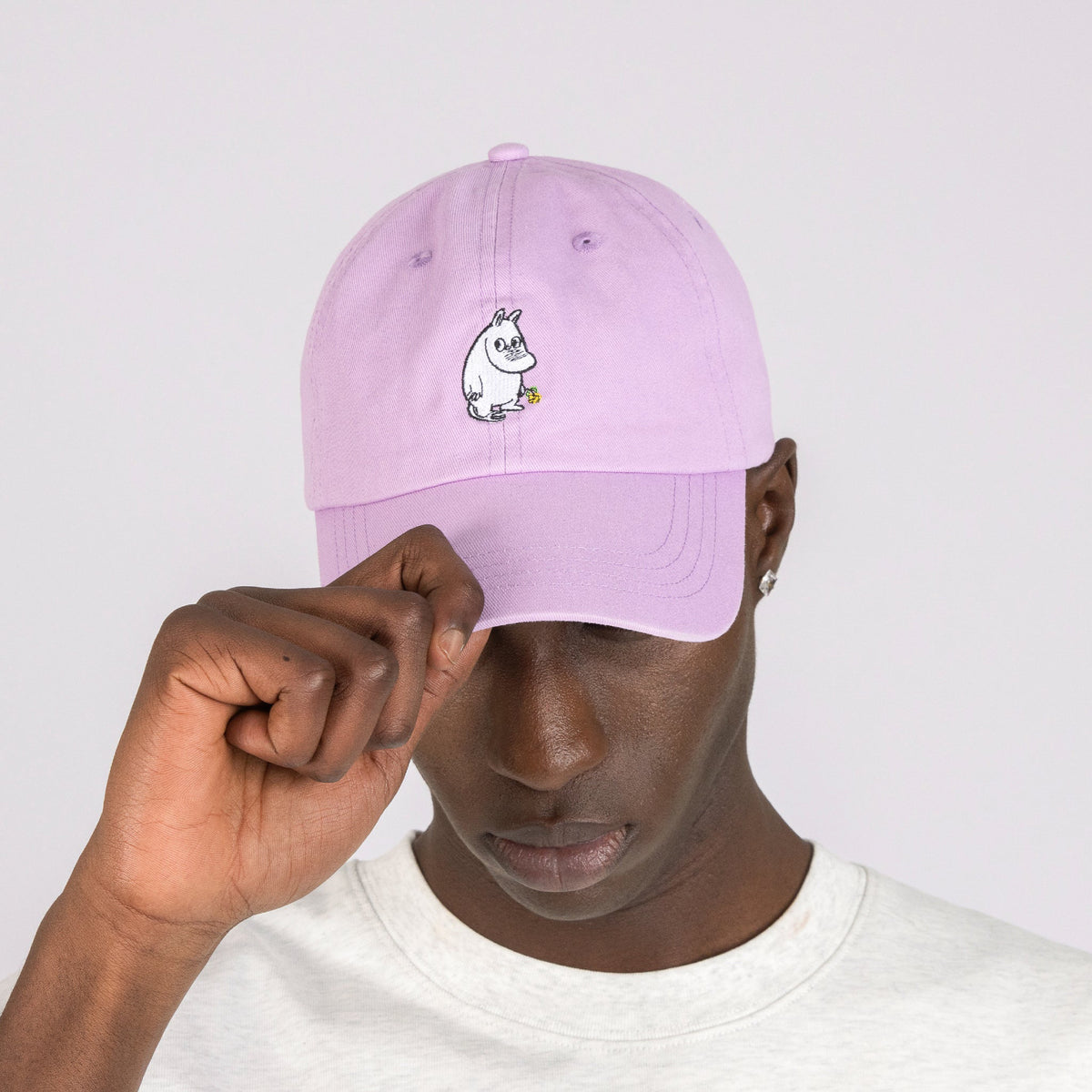 Cap Adult Moomintroll Flower Pink