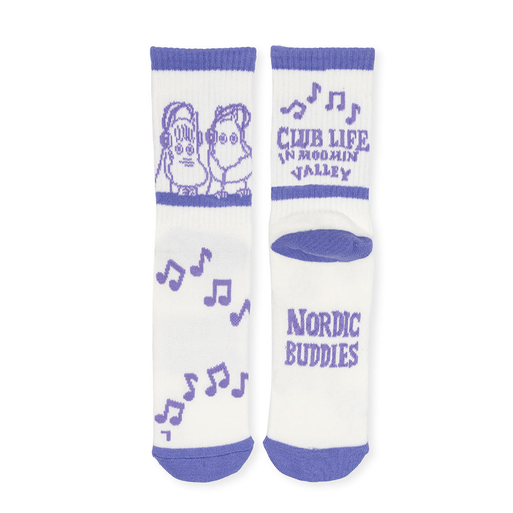 Moomins Clublife 36-42 Active Socks Lilac/White