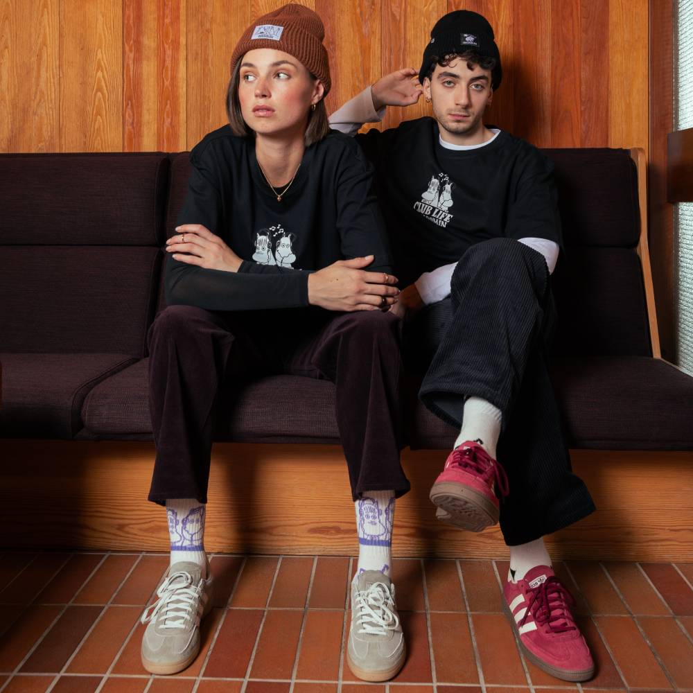 Moomins Clublife 36-42 Active Socks Lilac/White