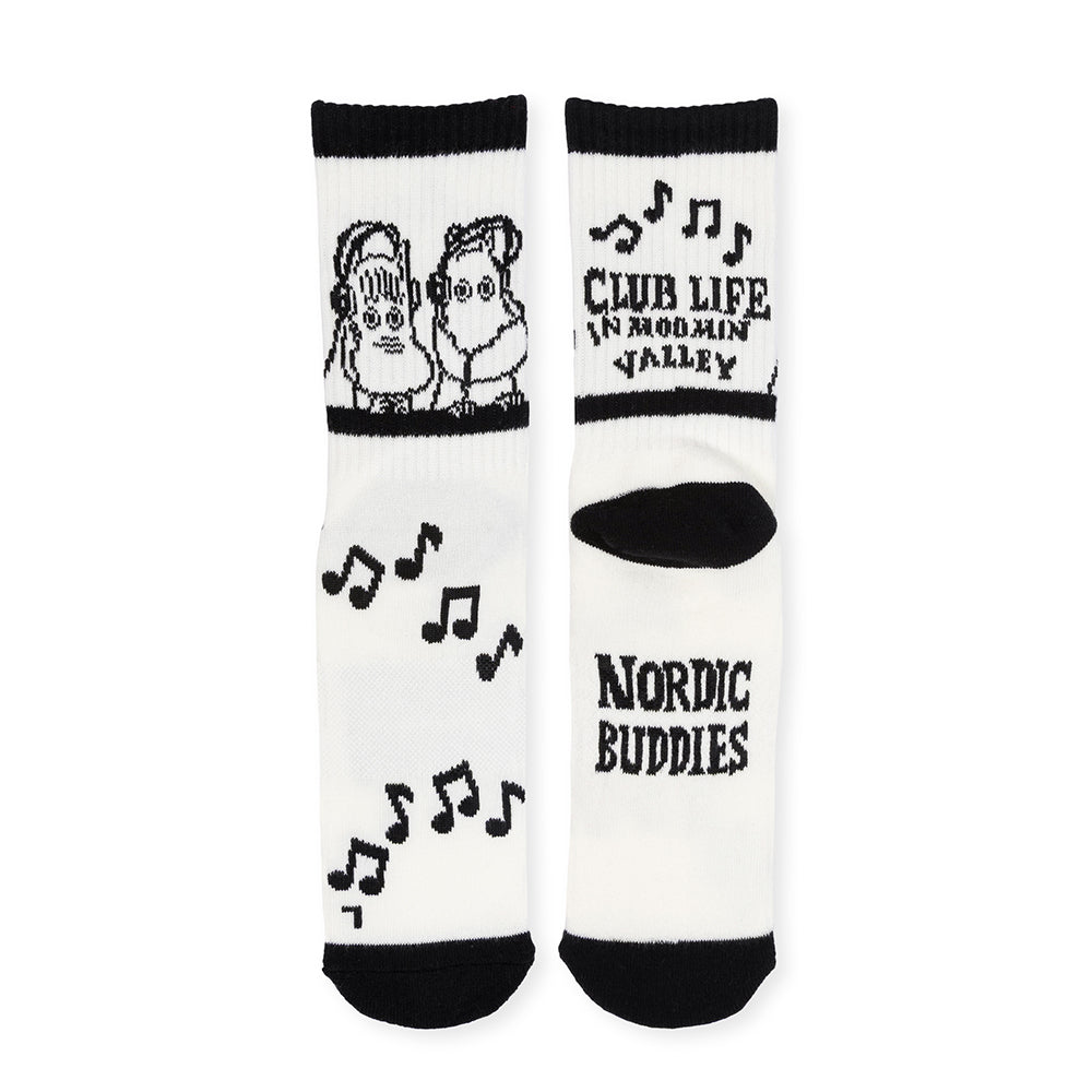Moomins Clublife Active Socks 36-42 B&W