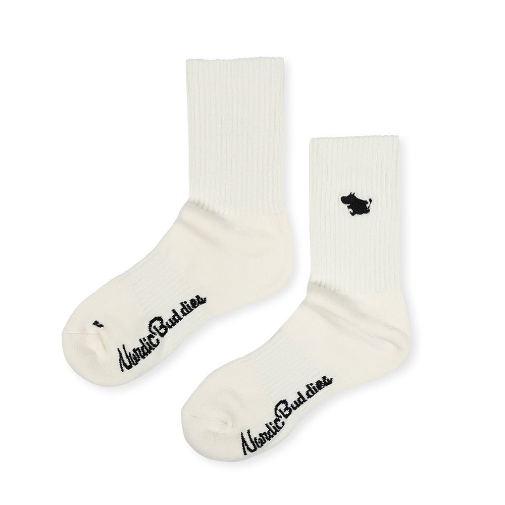 Moomintroll Tennis Socks 36-42 White