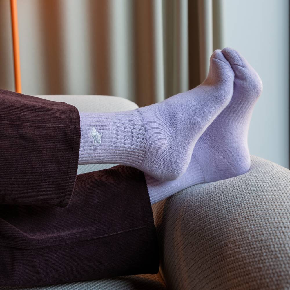 Moomintroll Tennis Socks 36-42 Lilac