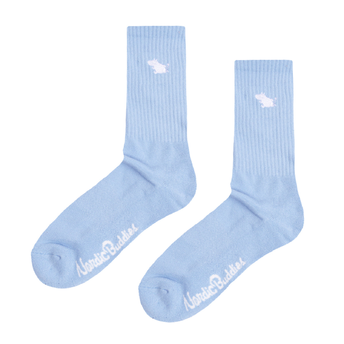 Moomintroll Tennis Socks 40-45 Light Blue