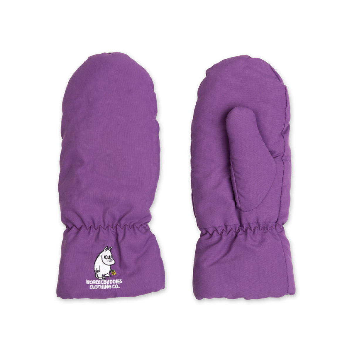 Moomin Puffer Mittens Moomintroll Purple