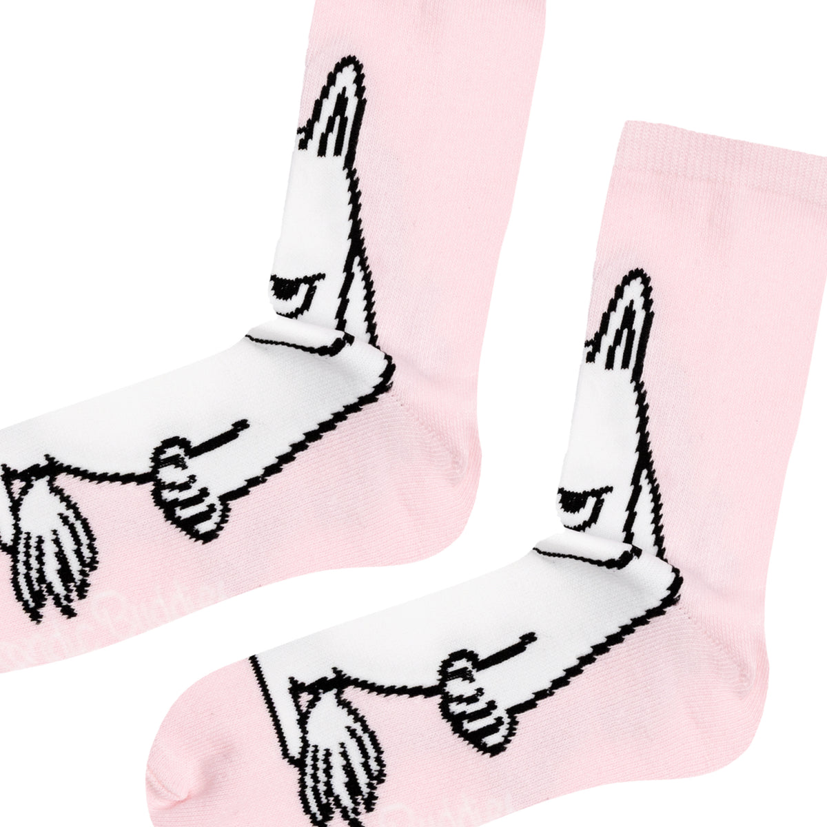 Moomin Socks Angry Moomintroll Pink