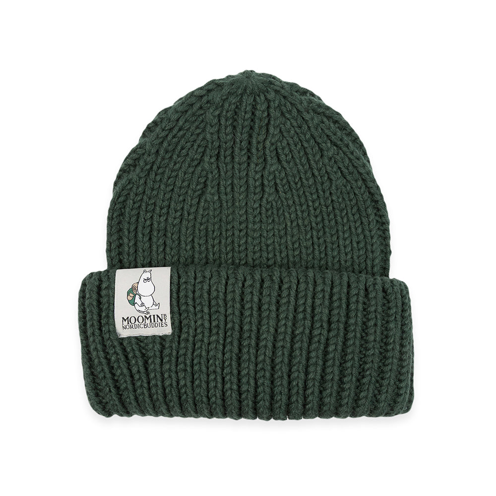 Moomintroll Chunky Beanie Dark Green