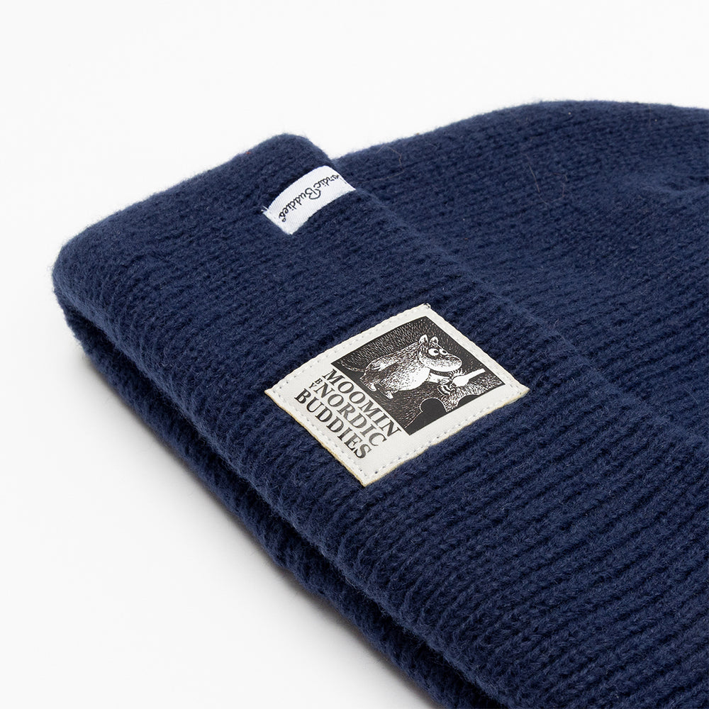 Moomin Novels Collection Beanie Navy Blue