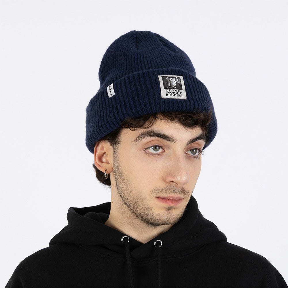 Moomin Novels Collection Beanie Navy Blue