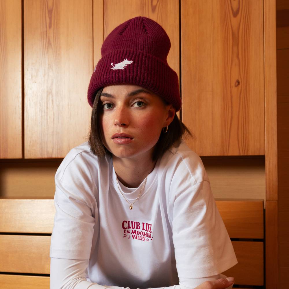 Moomin Running Beanie Red